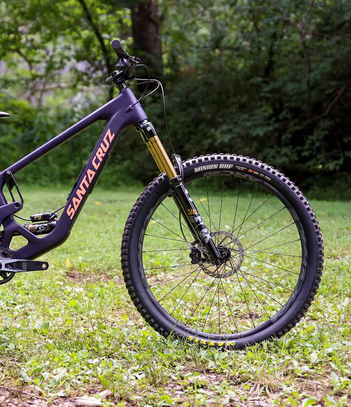Santa Cruz Bikes Hightower 4 Bike Rental at the Hub Pisgah in Brevard NC