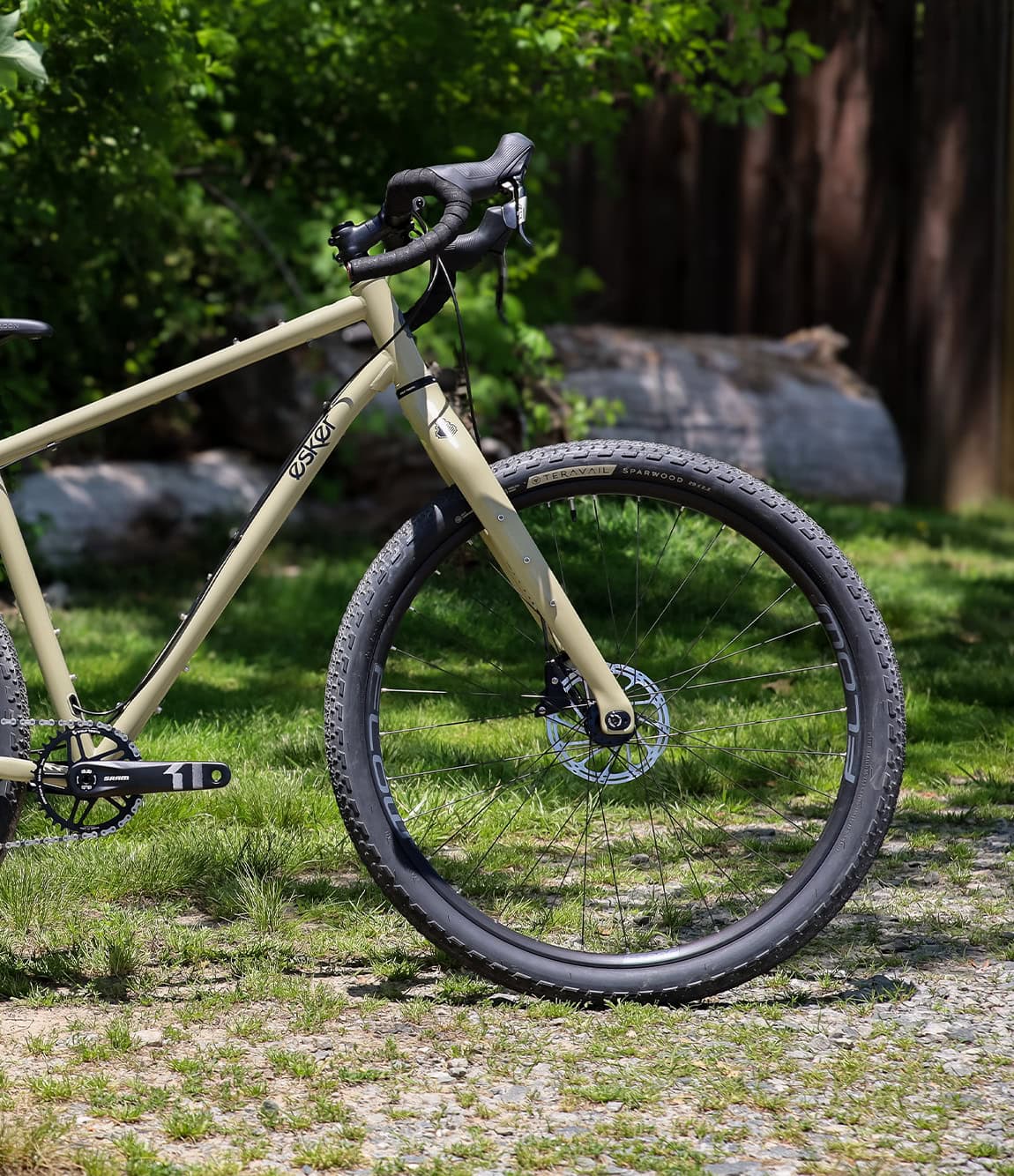 Esker Lorax Gravel Bike Rental at the Hub Pisgah in Brevard NC